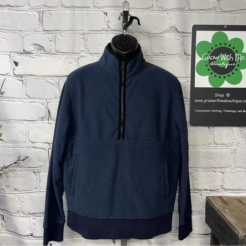 J Crew pullover 1/2 zip mens medium